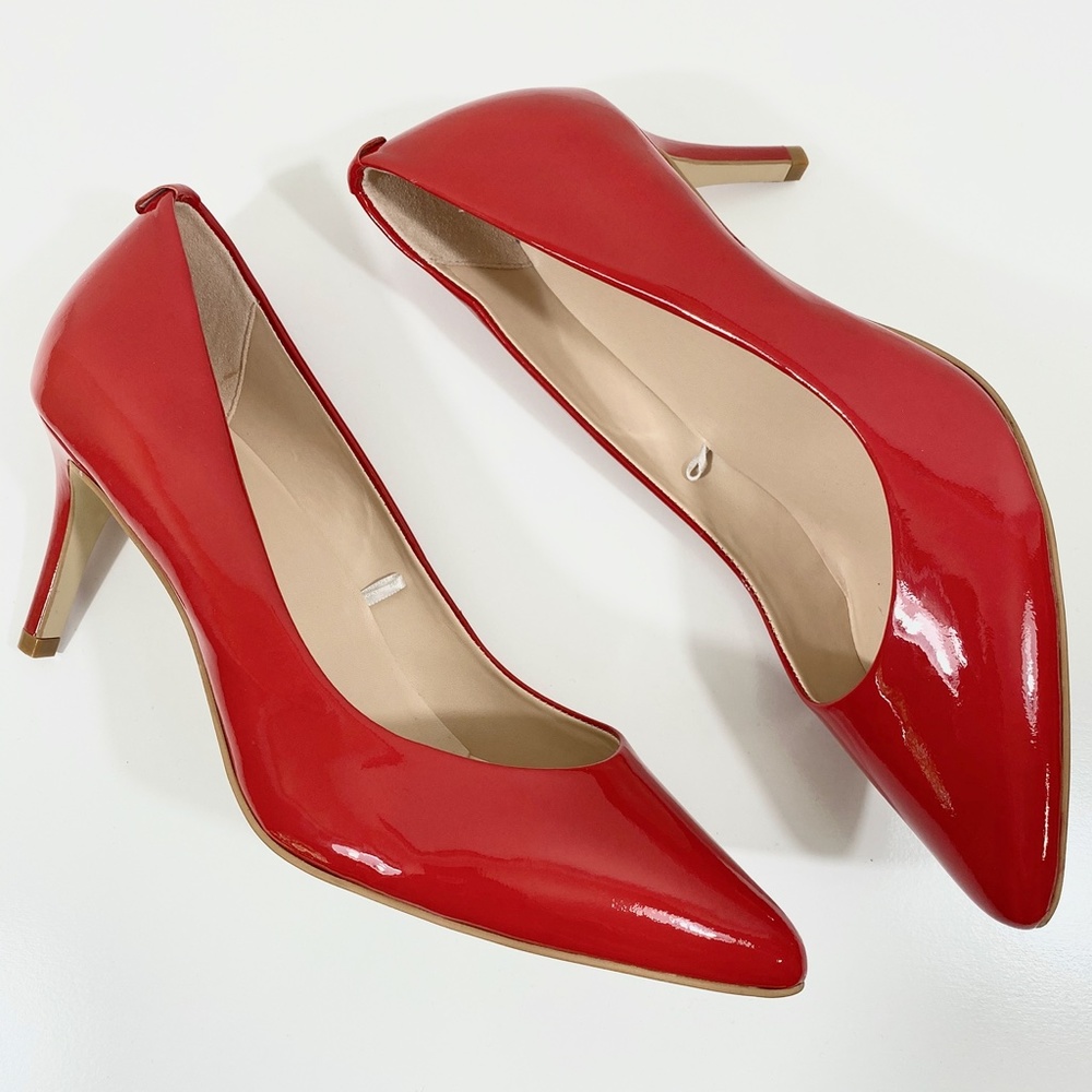 NEW Kate Spade VIDA Red Patent Leather Heels - Picture 8 of 10